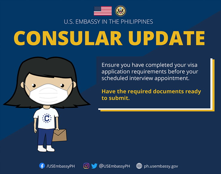 U.S. Embassy Consular Update: Immigrant visa applicants visa application requirements – July 18, 2020