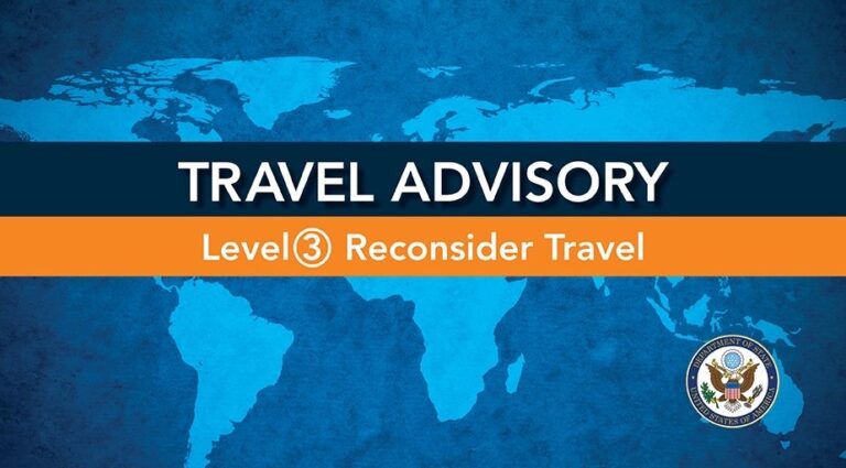 cdc level 3 travel advisory