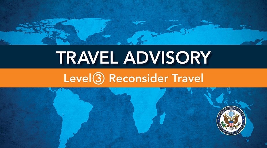 Travel Advisory Hearth Alert Level 3