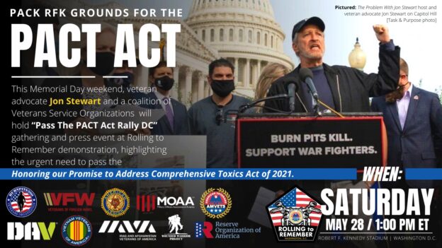 Call In Day Campaigns supporting Passage of Honoring Our PACT Act, H.R. 3967