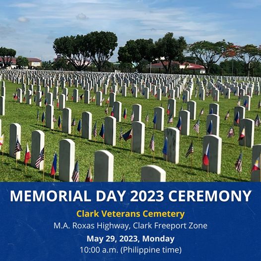 Memorial Day 2023 in Clark Veterans Cemetery.