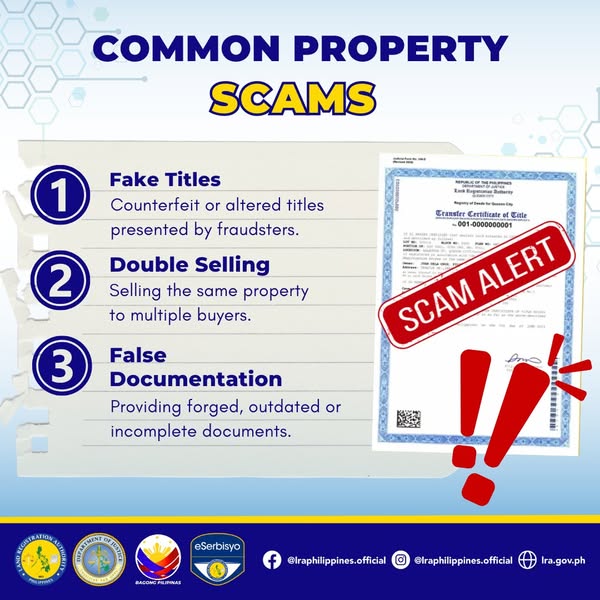 Stay alert against common property scams!